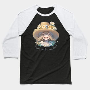 Girl in a hat Baseball T-Shirt